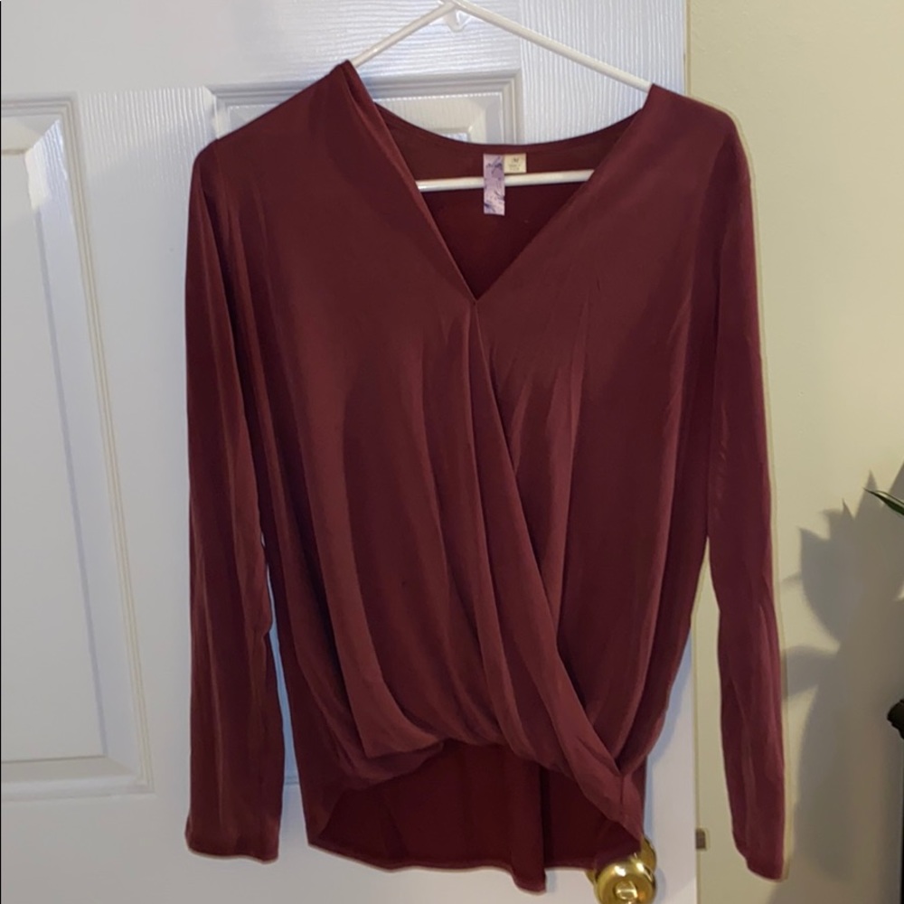 Maroon long sleeve
